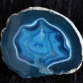 Agate bleu