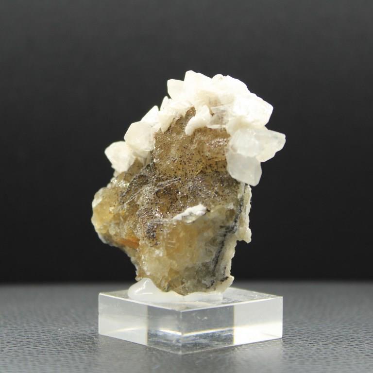 Fluorite calcite pyrite h55 2 