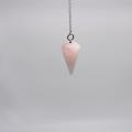 I83 pendule cone quartz rose 4 