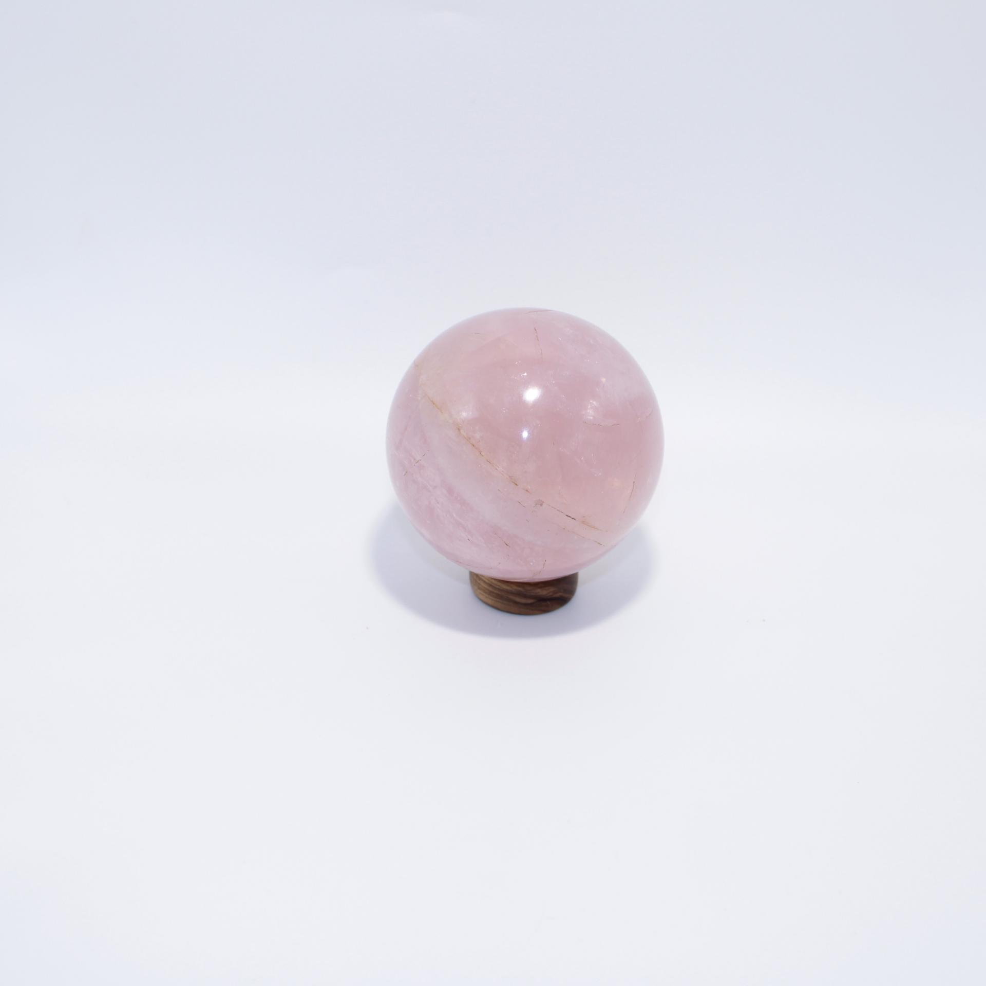 J12 sphere quartz rose 1 
