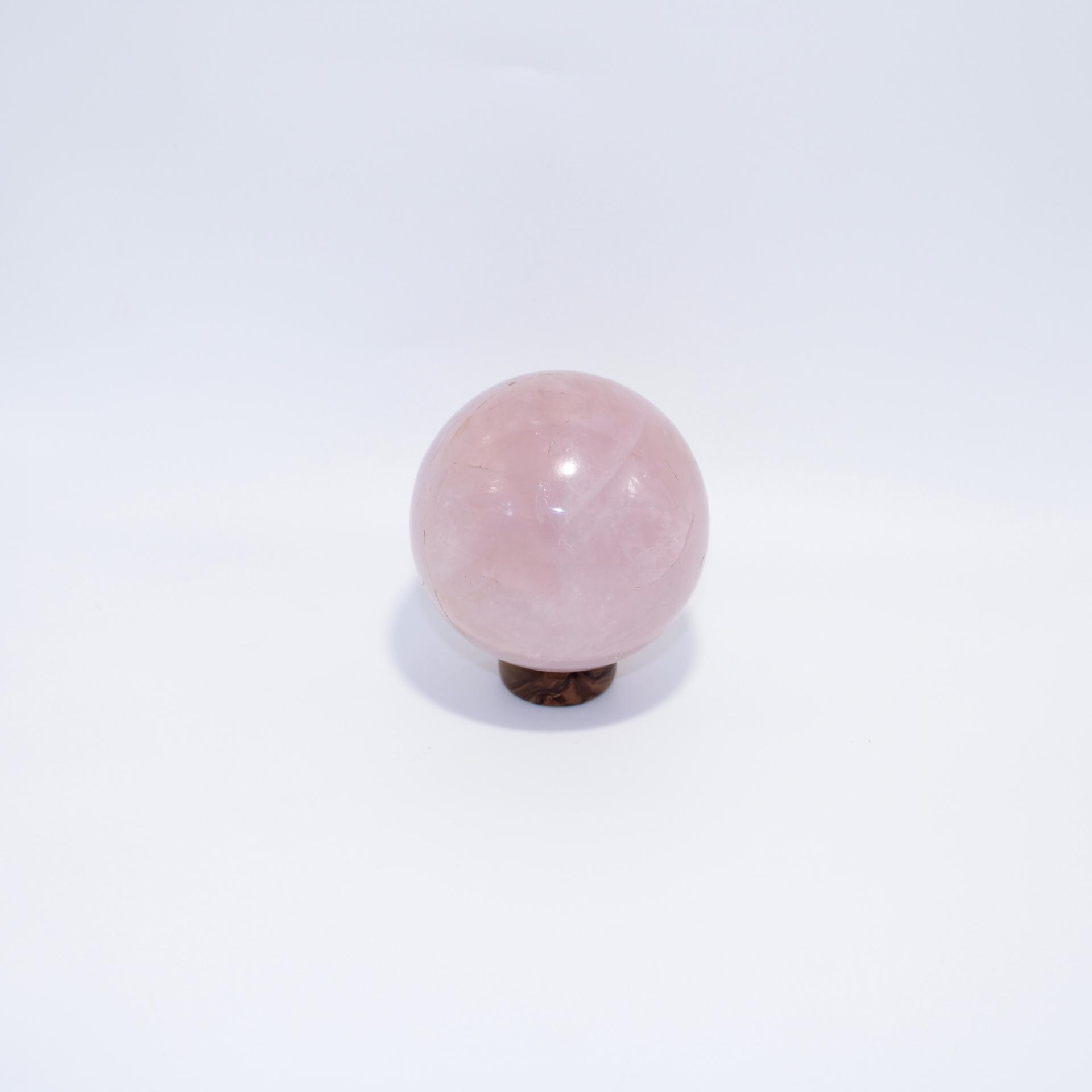 J12 sphere quartz rose 4 