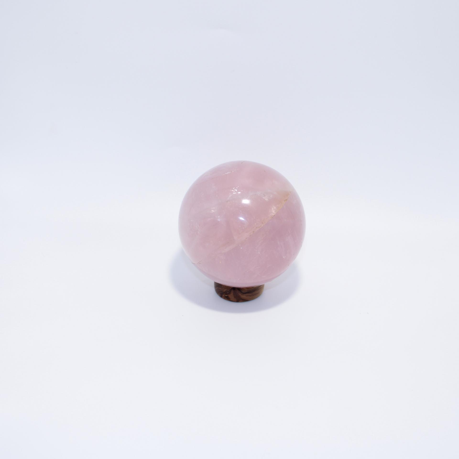J12 sphere quartz rose 5 