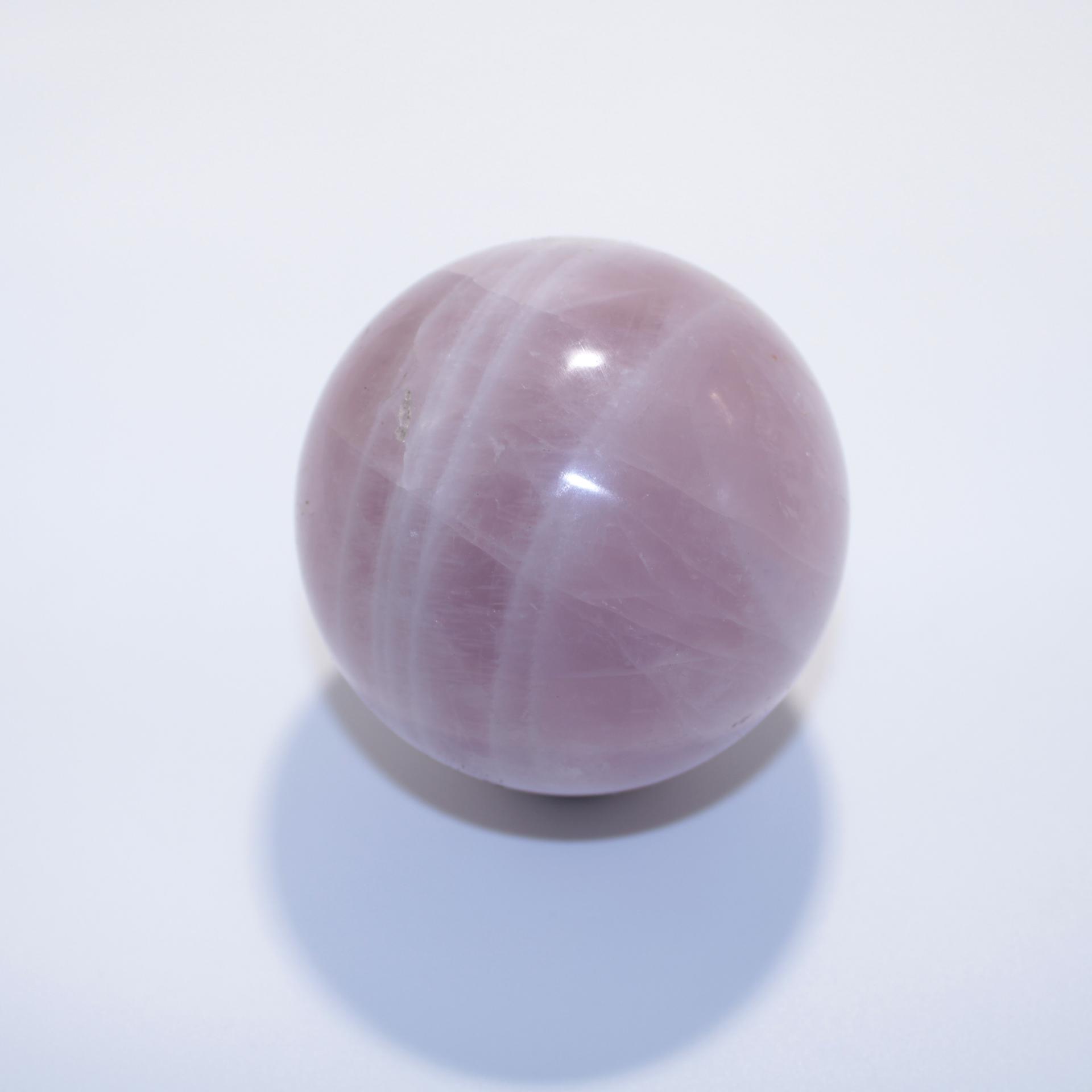 J13 sphere quartz rose 5 