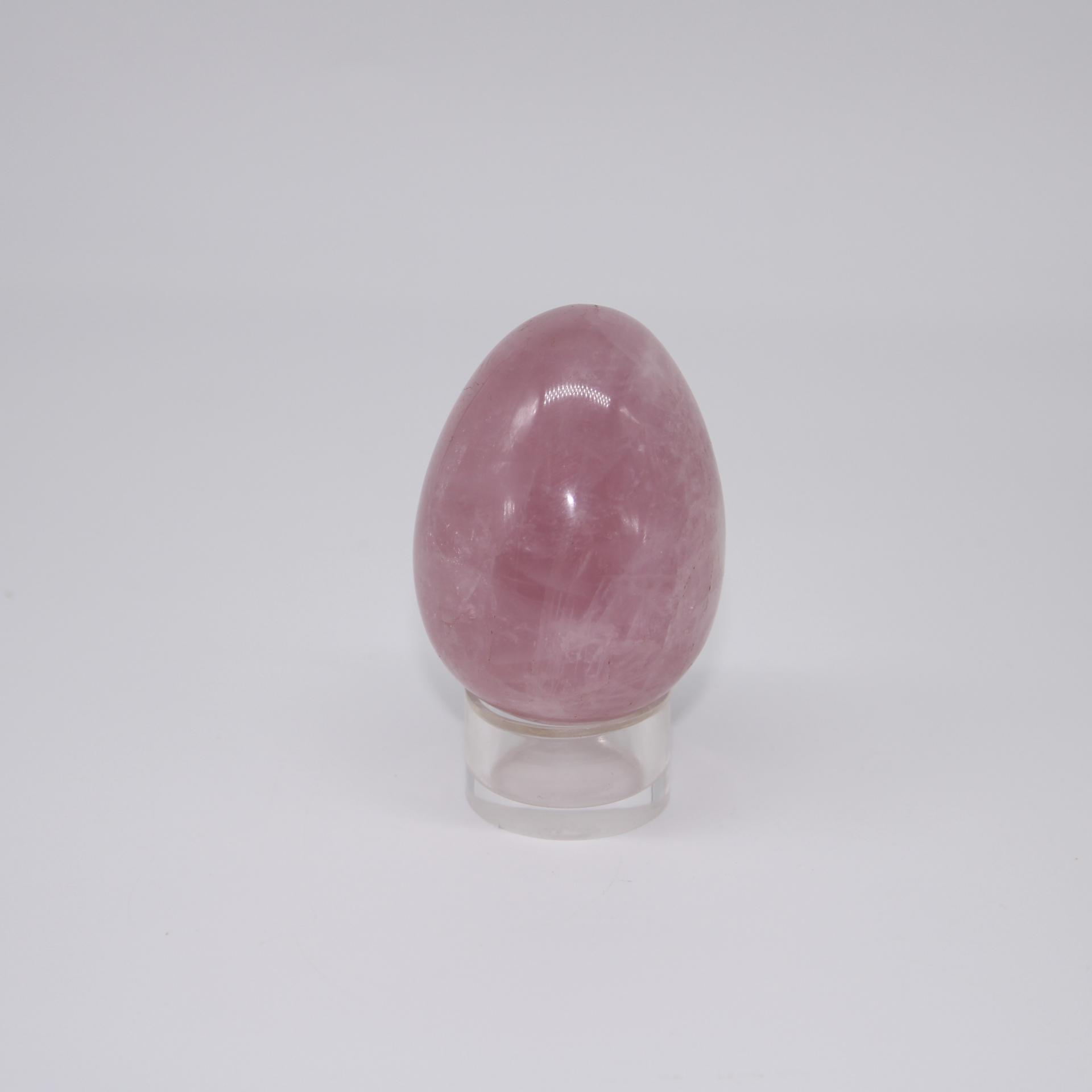 J68 oeuf quartz rose 3 