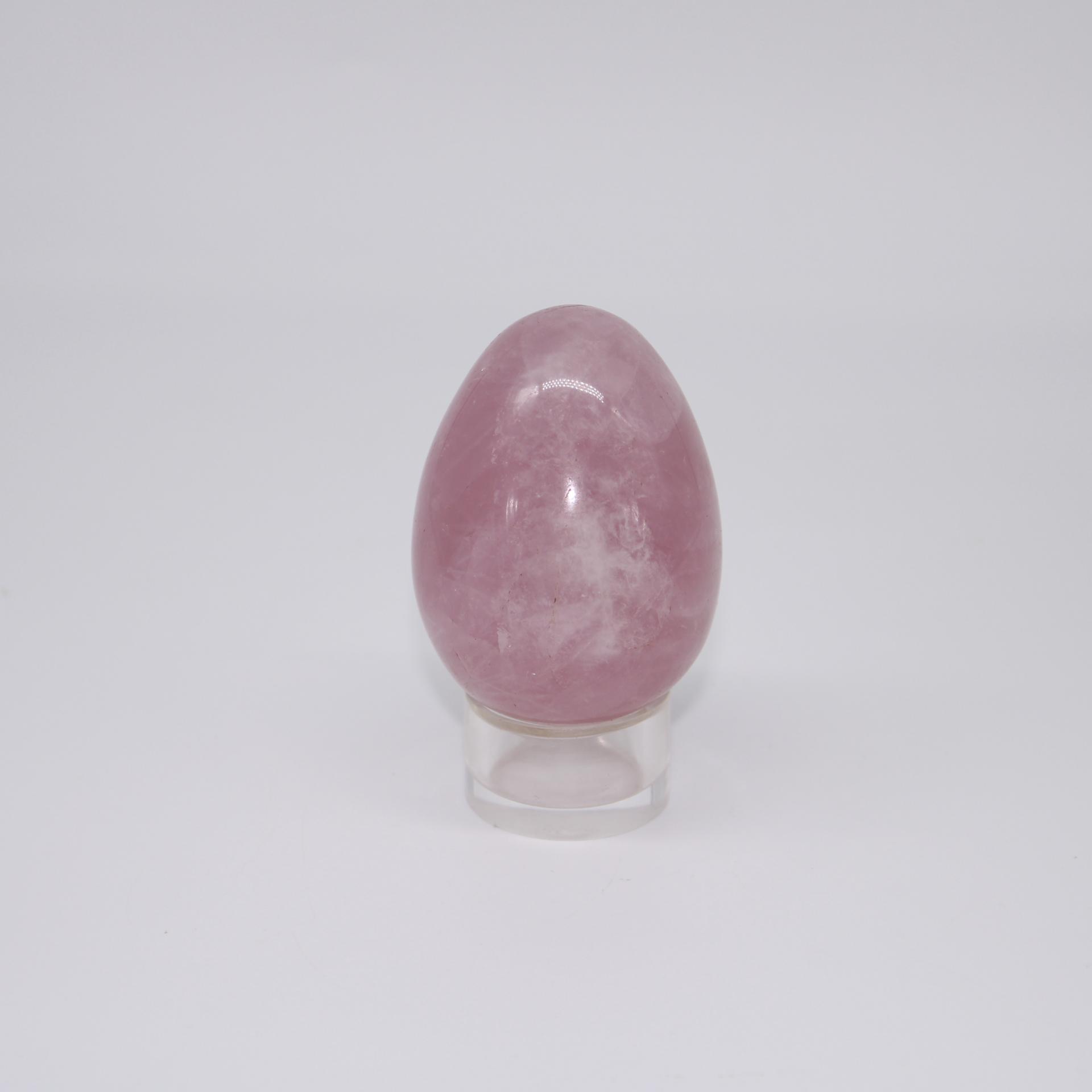 J68 oeuf quartz rose 4 