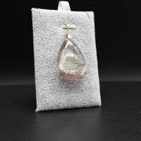 Pendentif pierre lodolite 8 