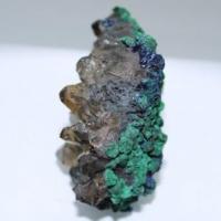 Quartz fume malachite azurite e94 4 